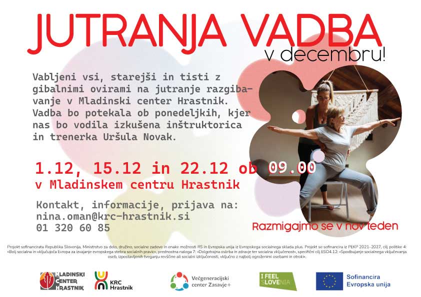 Jutranja vadba v decembru