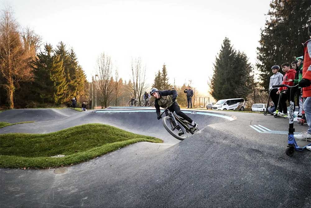 »Pumptrack« Hrastnik, Kolesarski poligon